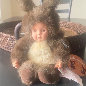 Anne Geddes Baby Squirrel Doll